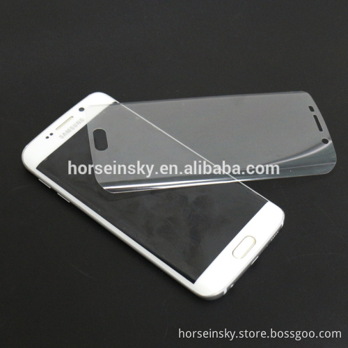 Crystal Clear 3D Curve PET vcover s7 screen protector ,vcover s7 edge tempered glass screen protector